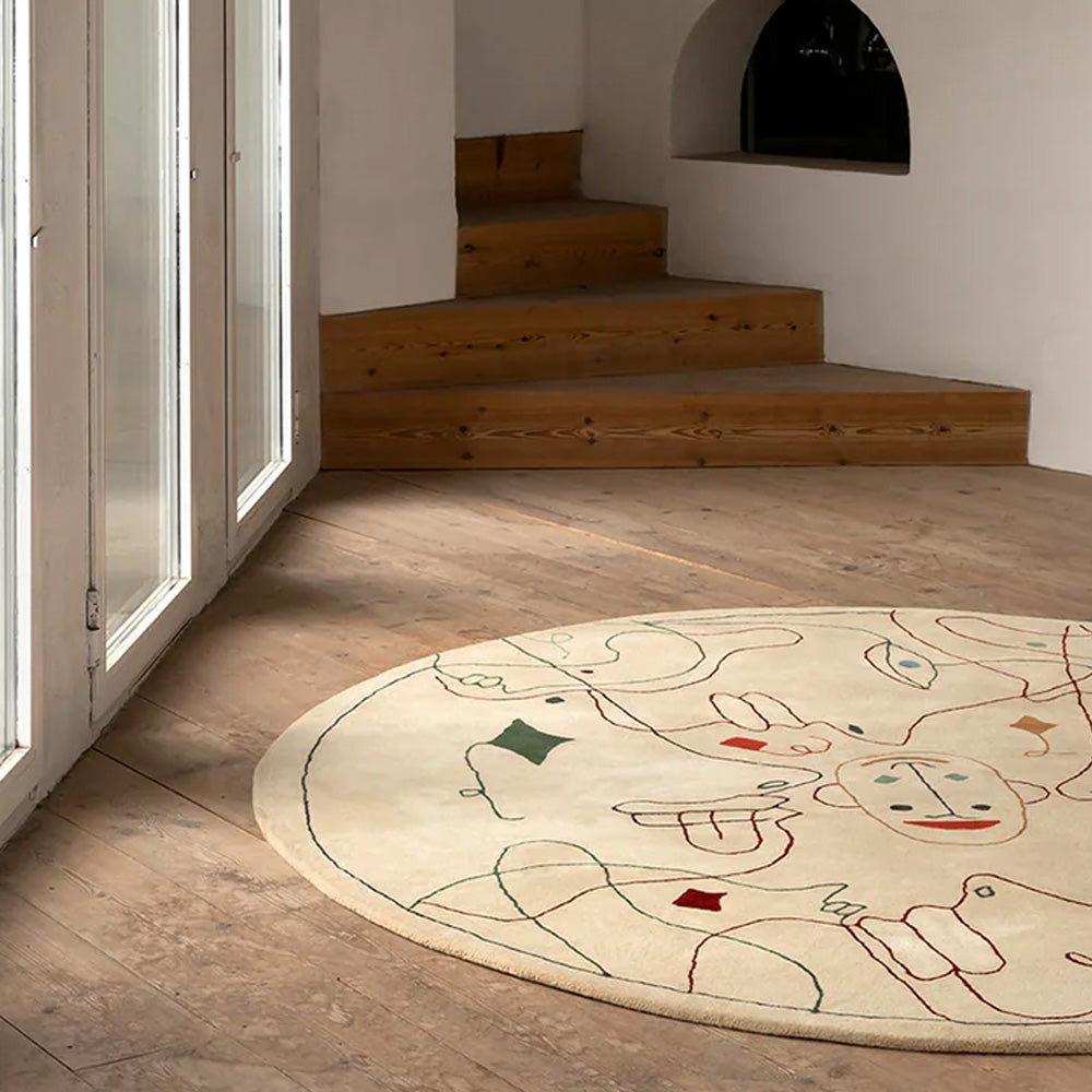 Alfombra Silhouette Tufting circular, Nanimarquina